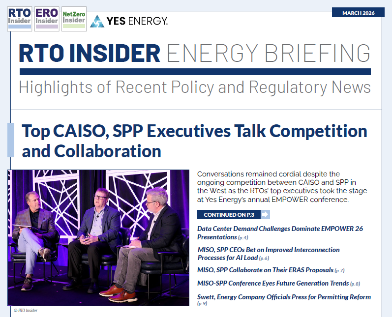 RTO Insider Energy Briefing March 2026
